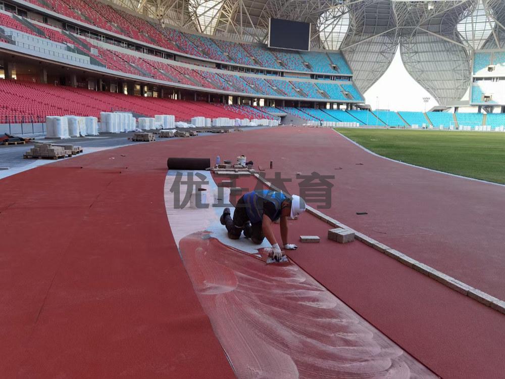 青岛预制型橡胶跑道每平方米的价格